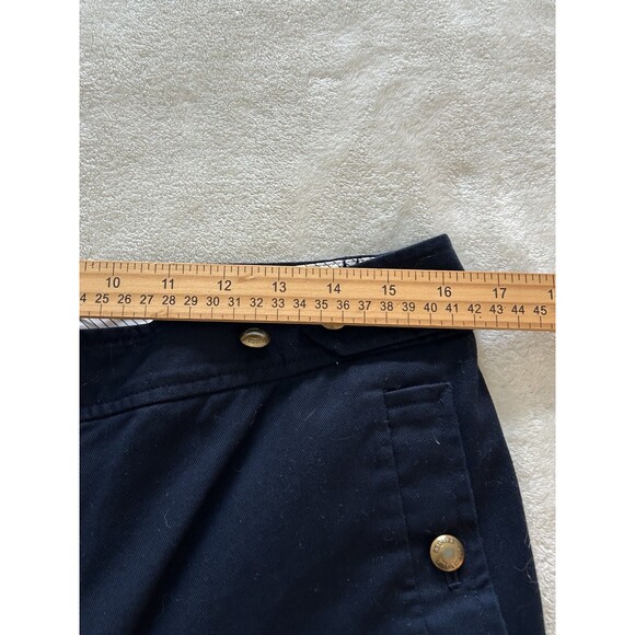 Brooks Brothers Women Pants Size 10 Navy Trousers Gold Buttons Preppy Elevated - Picture 12 of 14